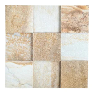 Mosaico Telado 3D São Thomé Misto Amarelado