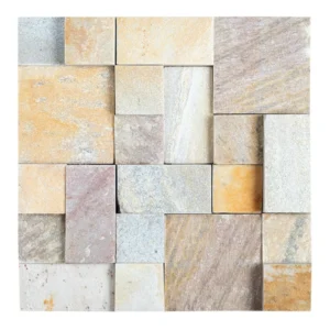 Mosaico Telado 3D São Thomé Mista Amarelada