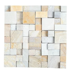 Mosaico Telado 3D São Thomé Mista Amarelada