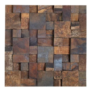 Mosaico Telado 3D Pedra Ferro