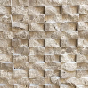 Mosaico Telado 3D Travertino Nacional