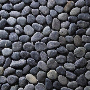 Mosaico Telado - Seixo Branco e Preto 30x30